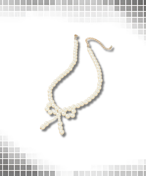 French Bow Necklace
