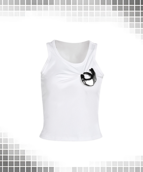 Creative Gathered Vest