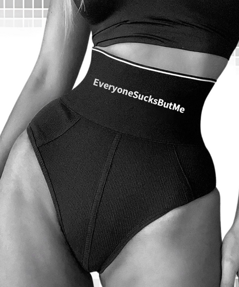 High Waist Black Inner Shorts
