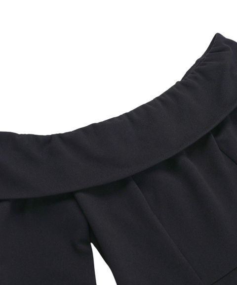 Off-Shoulder A-Line Dress