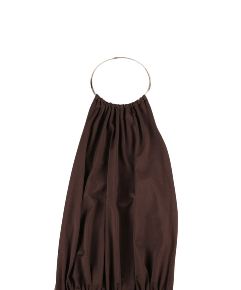 Metallic Ring Holder Dress