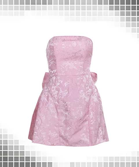 Strapless Bow Dress