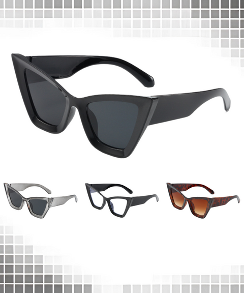 Oversized Cat-Eye Sunglasses