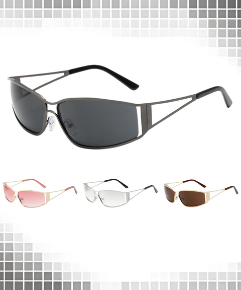 Metal Cut-Out Sunglasses