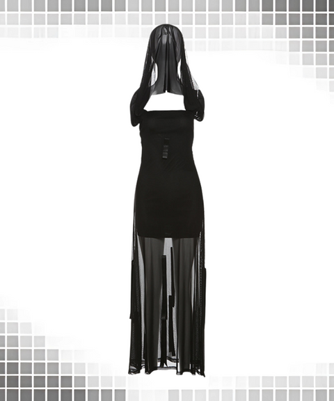Hooded Tube Dress for Versatile Wear