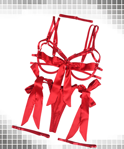 Women's Sexy Clothing, Sexy 4-piece camisole lingerie set