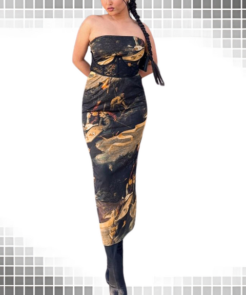 Printed Dress