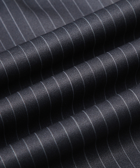 Striped Double Waist Suit Pants