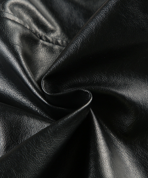 Riveted PU Leather Skirt