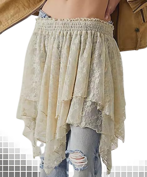 Lace Layered Skirt