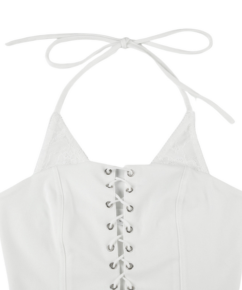 Lace Fake Two-Piece Camisole