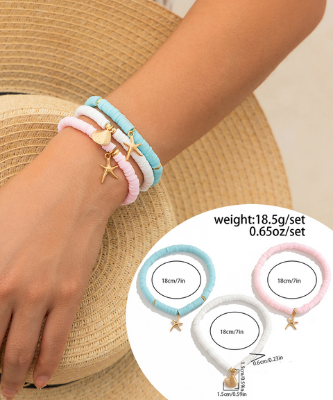 Beach-Style Shell Multi-Layered Necklace