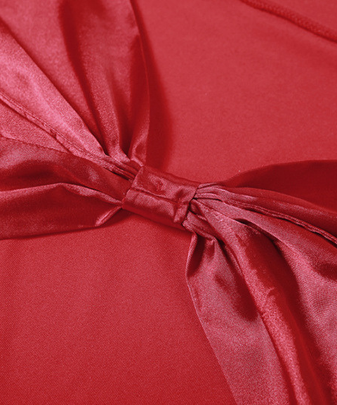 Sexy bow bodycon dress