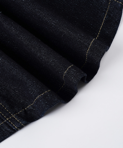 Slim-fit long-sleeved denim shirt/jacket