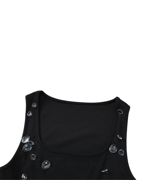 Beaded Sleeveless Dress