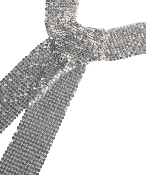 Metallic sequined scarf necklace neck warmer