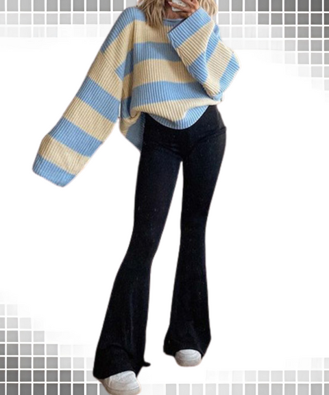 High Waist Flared Pants