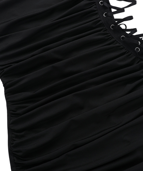 Lace-Up Dress