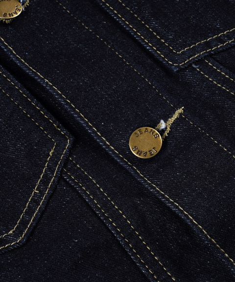 Slim-fit long-sleeved denim shirt/jacket