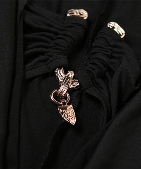 Plunging V-neck slim-fit jumpsuit