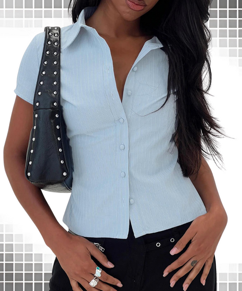 Single-breasted women's shirt