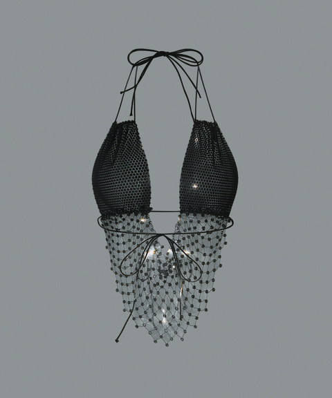 Women's Sexy Clothing, Rhinestone Camisole Patchwork Vest, Nightout, OOTD