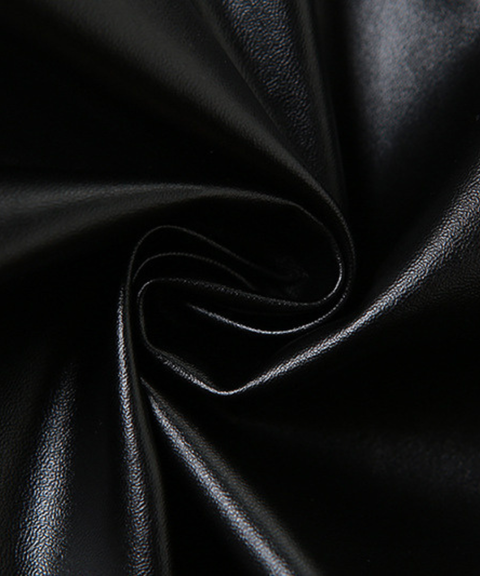 Women's Sexy Clothing, Zipped PU leather crop top, Nightout, OOTD