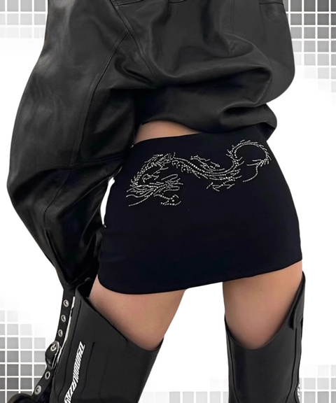 Low Waist Short Skirt