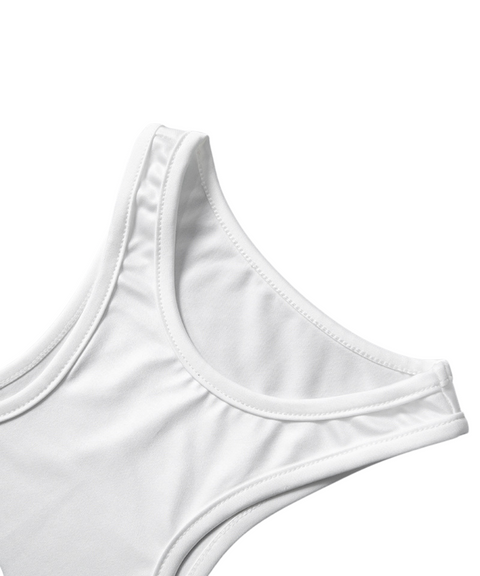 Letter Print Vest My Body Not Yours