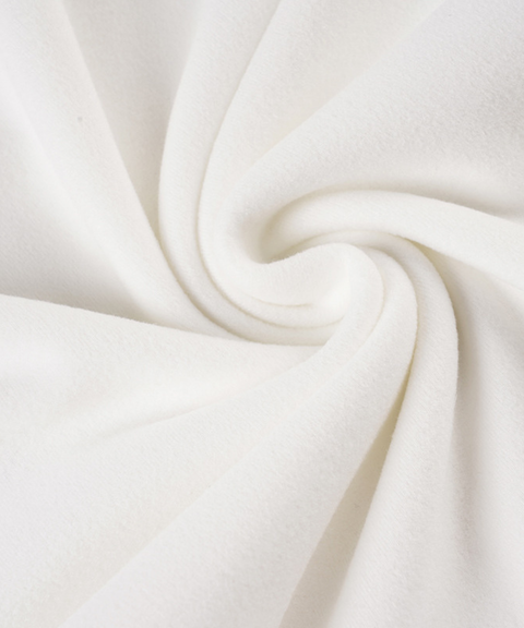 Long-sleeved off-shoulder T-shirt with a fitted waist