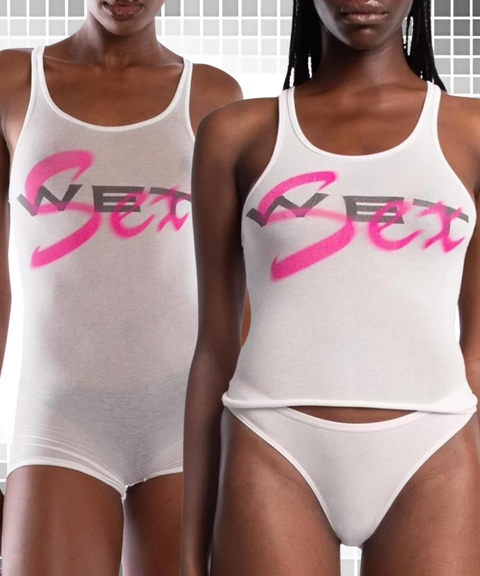 Letter print sexy sleeveless vest, Nightout OOTD