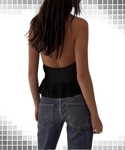 Studded Deep V Vest