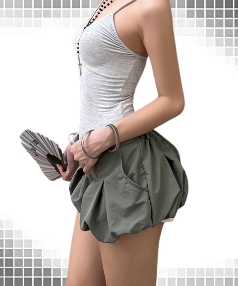 Low-Rise Micro Mini Skirt