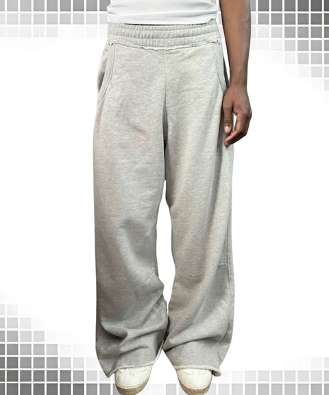 Gray Casual Pants