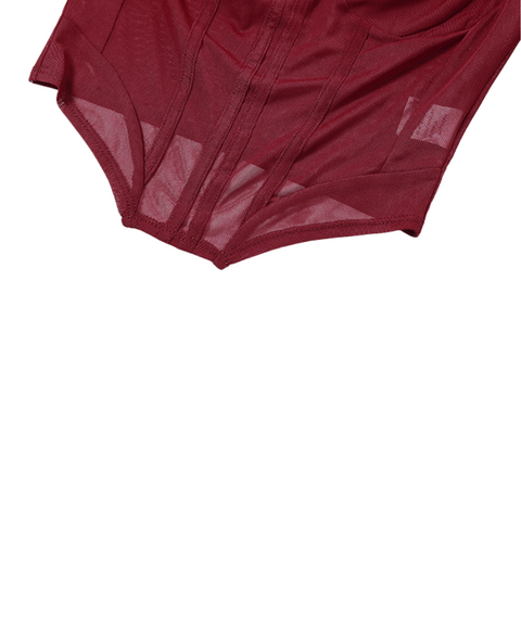 Square-neck Long-sleeved Top
