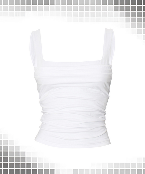Pleated camisole