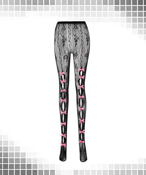 Bowknot foot Elasticity Tights