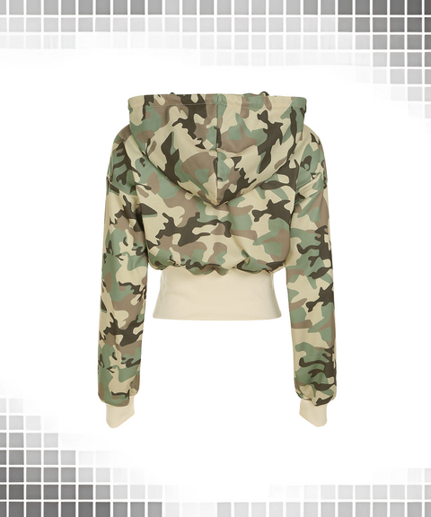 Hooded Long-sleeved Sweatshirt and Trousers Two-piece Set