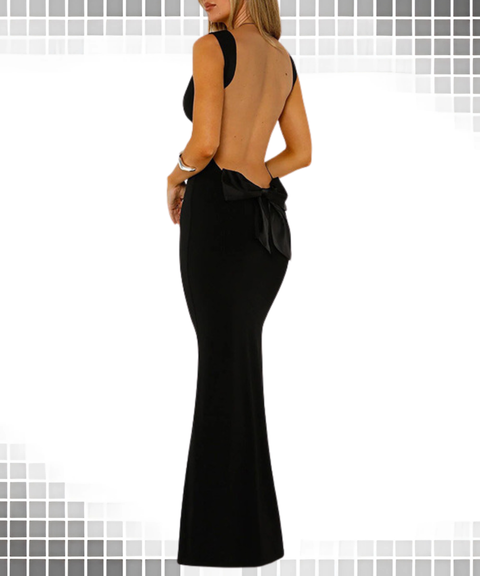 Sexy bow bodycon dress