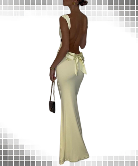 Sexy bow bodycon dress