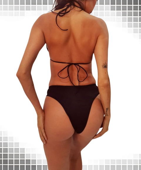 Sexy Low-Waisted Two-Piece Rhinestone Swimsuit