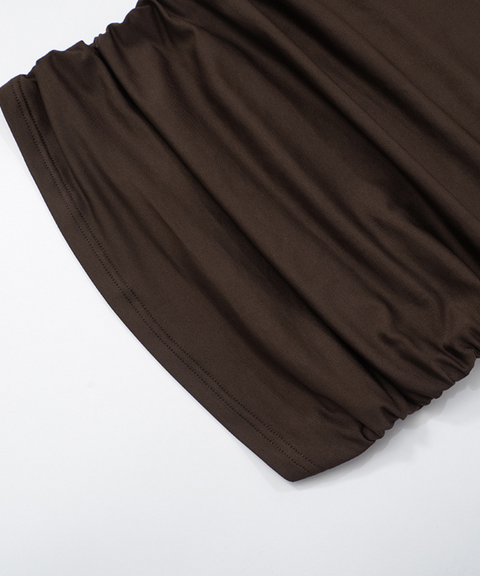 One-shoulder light top