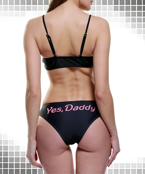 Women's Sexy Clothing, Sexy letter print bikini set