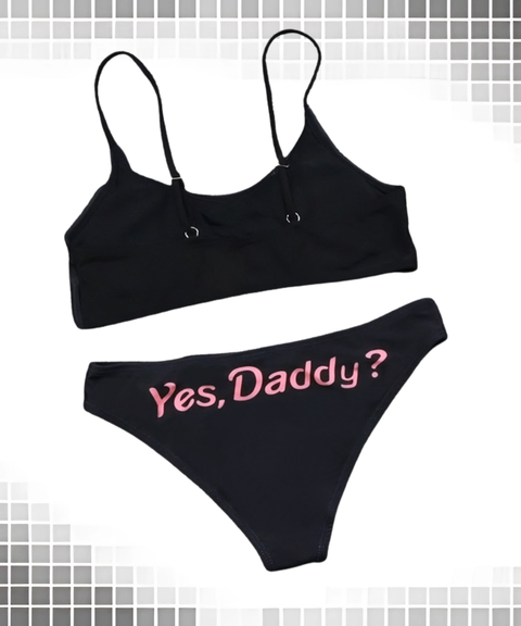 Women's Sexy Clothing, Sexy letter print bikini set