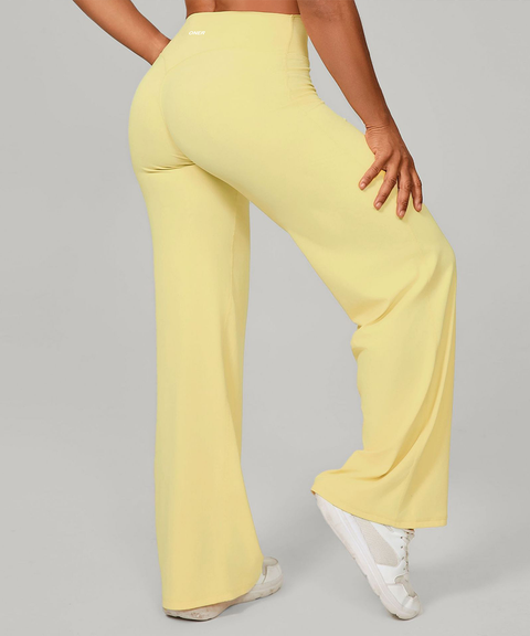 Loose Soft Straight-Leg Yoga Wide-Leg High-Waist Pants