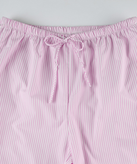 Striped Drawstring Pants