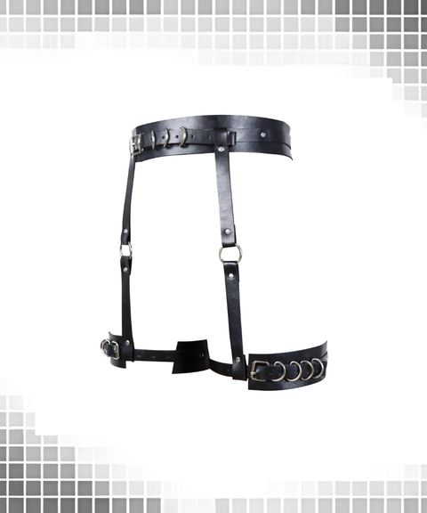 Women's Sexy Clothing, BDSM Wearable Leather Bondage Accessories, Nightout OOTD