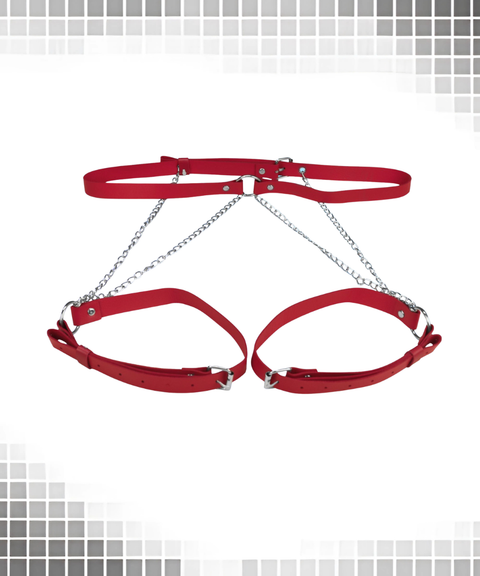 Women's Sexy Clothing, BDSM Wearable Leather Bondage Accessories, Nightout OOTD