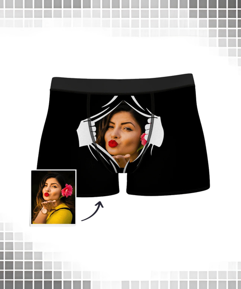 [Custom] Men's Sexy Clothing, Custom 3D Face Print Breathable Boxer Briefs