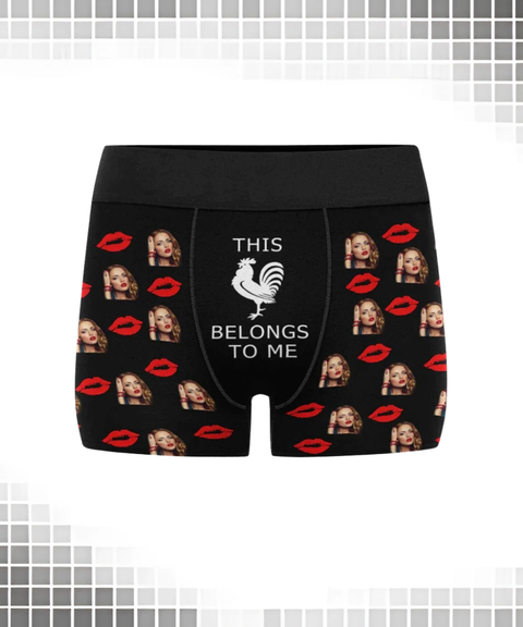 [Custom] Men's Sexy Clothing, Custom 3D Face Print Breathable Boxer Briefs